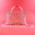 Import 2020 Hsienjin New Fashion Hot Sale Thick 10mm Acrylic Bags two chains Lady Party Luxury Purse Girlish Handbag Clutch Evening Bag from China