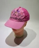 2020 Lovely and Cute Style Sunflower Printed Logo Pink Cotton Baby Caps