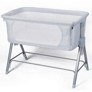 2020 Luxury Design Multifunction Bassinet Bedside Sleeper Adjustable newborn Baby Crib connected Parent&#39;s bed Beside bassinet