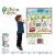 Import 2020 new arrive toys 80*80cm 50*50cm coloring wash-able recycle use educational magic silicone drawing mat for kids from China