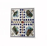 2020 New Products Wooden game chess board with polyresin figures for kids