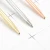 Import 2020 Promotional high quality business gift aluminum twist pen luxury rose gold metal ball pen with laser logo from China