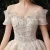 2021 Designer Luxury Off-shoulder White Pearl Lace Sequins Bridal Dresses Maxi Wedding Dress Women Ball Gowns