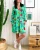 Import 2021 Factory sale various V-neck summer wears dresses women summer casual dress from China