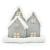 Import 2021 Hot Sale Product Winter Indoor Christmas Felt Ornament House Decoration Home With Plush Roof from China