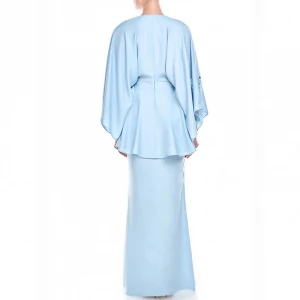 2021 New Arrival Fashion Latest Abaya Nyonya Arabia Arab Thobe Thawb Robe Galabiyya Halsduk Hijab Kebaya Modern