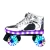 Import 2021 New Outdoor sport quad flashing roller skates shoes from China