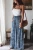 Import 2021 Spring and Summer New Loose Pants Tie Dye Printing Wide Leg Pants Womens Casual Pants from China