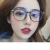 Import 2022 New Fashion Anti-Blue Light Flat Mirror Personality Round Frame   Glasses Simple Frames Stainless Steel Optical Trend Glass from China