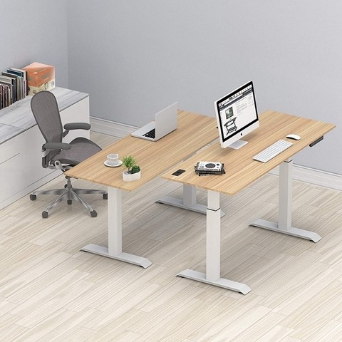 2022 simple desk new intelligence 238 electric adjustable rise stand workstation computer tables