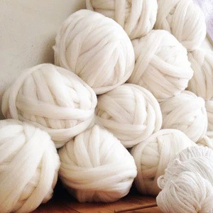 21 Micron Super Soft Spin woolen yarn felting wool for craft Merino wool roving