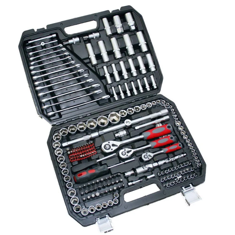 215 pcs socket wrench tools set professional wrench sockets and ratchet