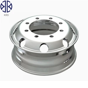 22.5X6.75 Tubless Aluminum Alloy Truck Bus Trailer Forged Polished Wheel Rim