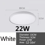 22W Can Mei Modern Decoration Bedroom Lamp Warm White Ultra Slim Round  Fixture Ceiling Lights,Led Ceiling Light