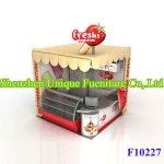 2.4 * 2.4m Dream World Ice Cream, Food Showcase Kiosk Freezer For Sale With Multifunction