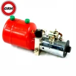 24 volt hydraulic power units driven by motor with hand pump