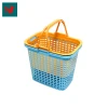 24L China household bathroom plastic washing clothes collapsible plastic laundry basket