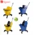 24L Janitor cart big capacity plastic double mop bucket with wringer