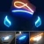 Import 2pcs/pair 30cm/45cm/60cm  Waterproof LED Strip Light Car Tube Daytime Running Light Headlight Lamp 12V Turn Signal Decor from China