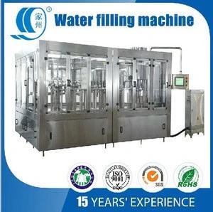 3 in 1 Automatic pure water filling machinery drinking water with washing,filling and capping bottling plant