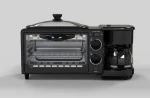 Non-Stick Cooking Surface 3 in 1 Electric Breakfast Maker