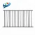 Import 3 rail black aluminum flat top picket fence from China