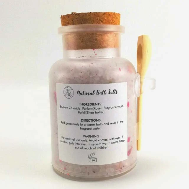 300g Customizable Private Label Spa Pink Himalayan Salt Body ...
