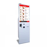32inch customized self service touch kiosk with bar code and printer