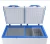 Import 358 Liters solar powered dc 12v/24v deep chest freezer cold room from China