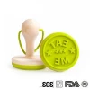 3D food grade silicone cookie stamp