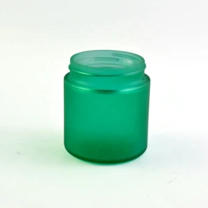 3oz cobalt blue jar glass jar bottle green smell proof flower package child resistant custom color design child proof bottle