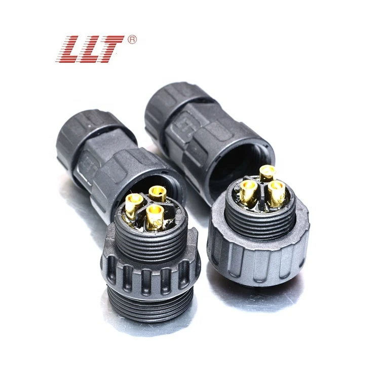 3PIN electrical motor connector waterproof power connector
