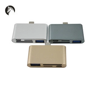 4 in 1 Type C USB 3.1 Card Reader for Apple Macbook for Samsung for Google ChromeBook