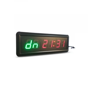 4 " LED Interval Rest Timer Alternate Programmable Interval Repeat Fitness Gym countdown Timer Clock Gym Crossfit Timer