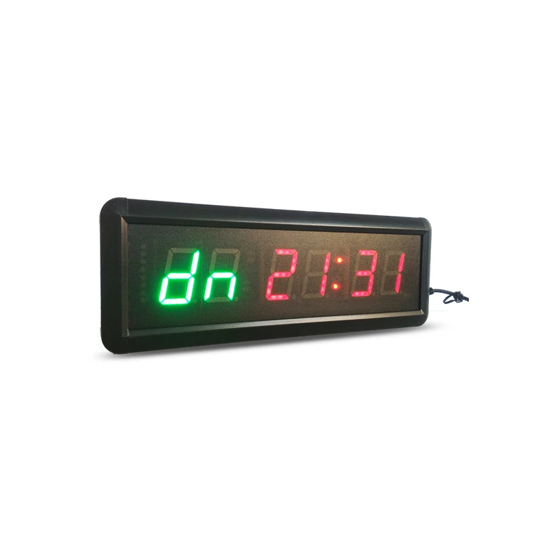 4 " LED Interval Rest Timer Alternate Programmable Interval Repeat Fitness Gym countdown Timer Clock Gym Crossfit Timer