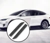 4 pcs Real Carbon Fiber Car Outside Door Handle Cover for Tesla Model X Exterior Trim Accessory