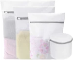 40*50cm Polyester Net Mesh Wash Bag Custom Mesh Laundry Bag For Washing Machine