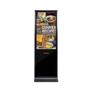 43 inch floor standing ultra thin HD android wifi advertising player Digital Signage Kiosk