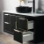 Import 48inch Home center black  hotel bathroom sink and cabinet combo from China