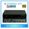 4K satellite tv receiver dvb s2x/s2 + 2 * dvb c/t2 zgemma h7c with CI plus and iptv stalker