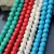 Import 4mm synthetic Green  turquoise stone gemstones loose  beads from China