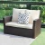 Import 4pc PE rattan garden sofa furniture 4 seater set outdoor furniture sofa from China