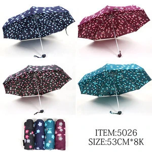 5 fold Good selling products fold umbrella designer