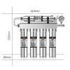 5-stage filtration water purifier under sink easy to install stainless steel ulfiltration machine