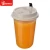 Import 500 ml U shape PP plastic bubble tea cup from China