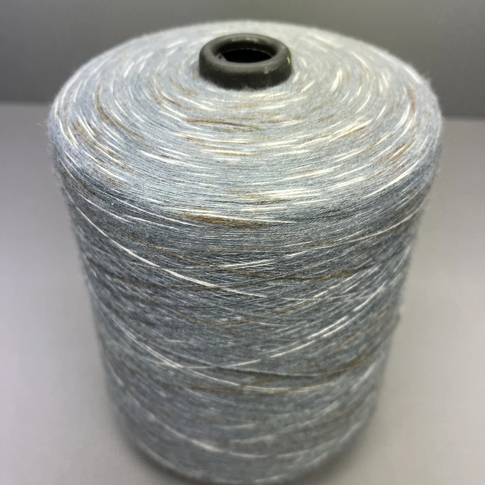 50%Rayon 22%Nylon 28%PBT fantasy segment dyeing core spun yarn