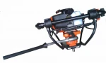 52cc earth auger with brake or gasoline post hole digger or hand hole digging tool or hand manual tree planting machine