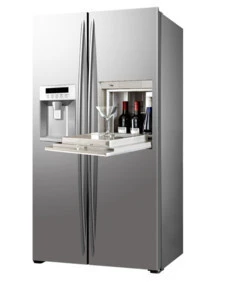 598L big volume Home And Hotel Use Frost Free Two Sided Door Fridge Side By Side Refrigerator With Ice Maker