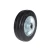 Import 5inch/6inch/8 inch 200mm Black Rubber Gabage Can Trash Bin plate black rubber single  caster wheel from China