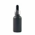 Import 5ml 10ml 15ml 20ml 30ml 50ml 100ml matte black essential oil  serum glass dropper bottle with bamboo aluminum cap  paper tube from China